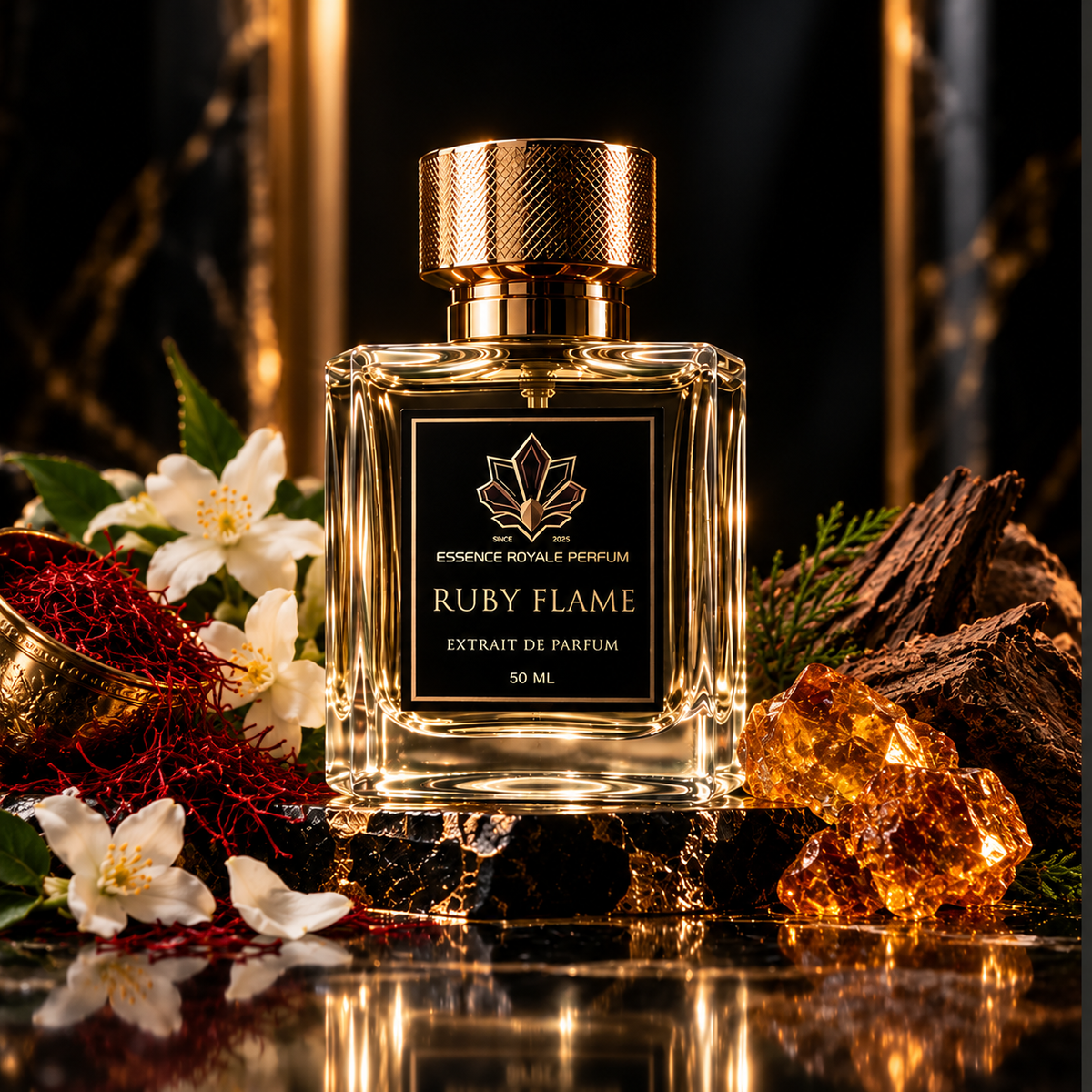 Ruby Flame by Essence Royale Perfum cinematic fragrance image